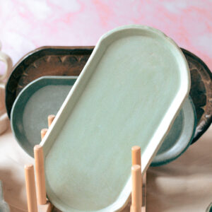 Patera pistacjowa ok. 17cm