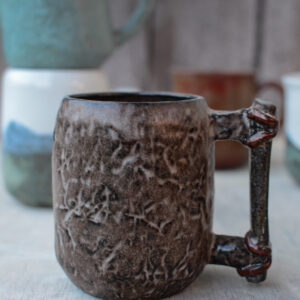 Krasnoludzki kubek brązowy 350ml