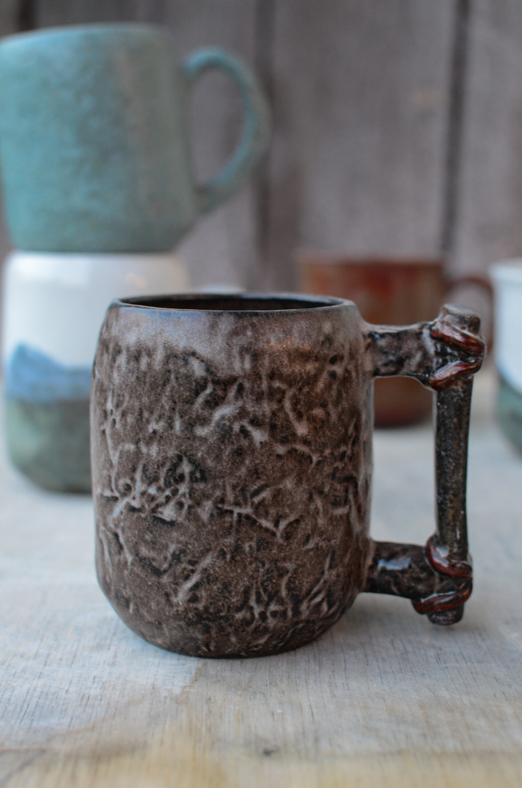 Krasnoludzki kubek błękitny 350ml - obrazek 2