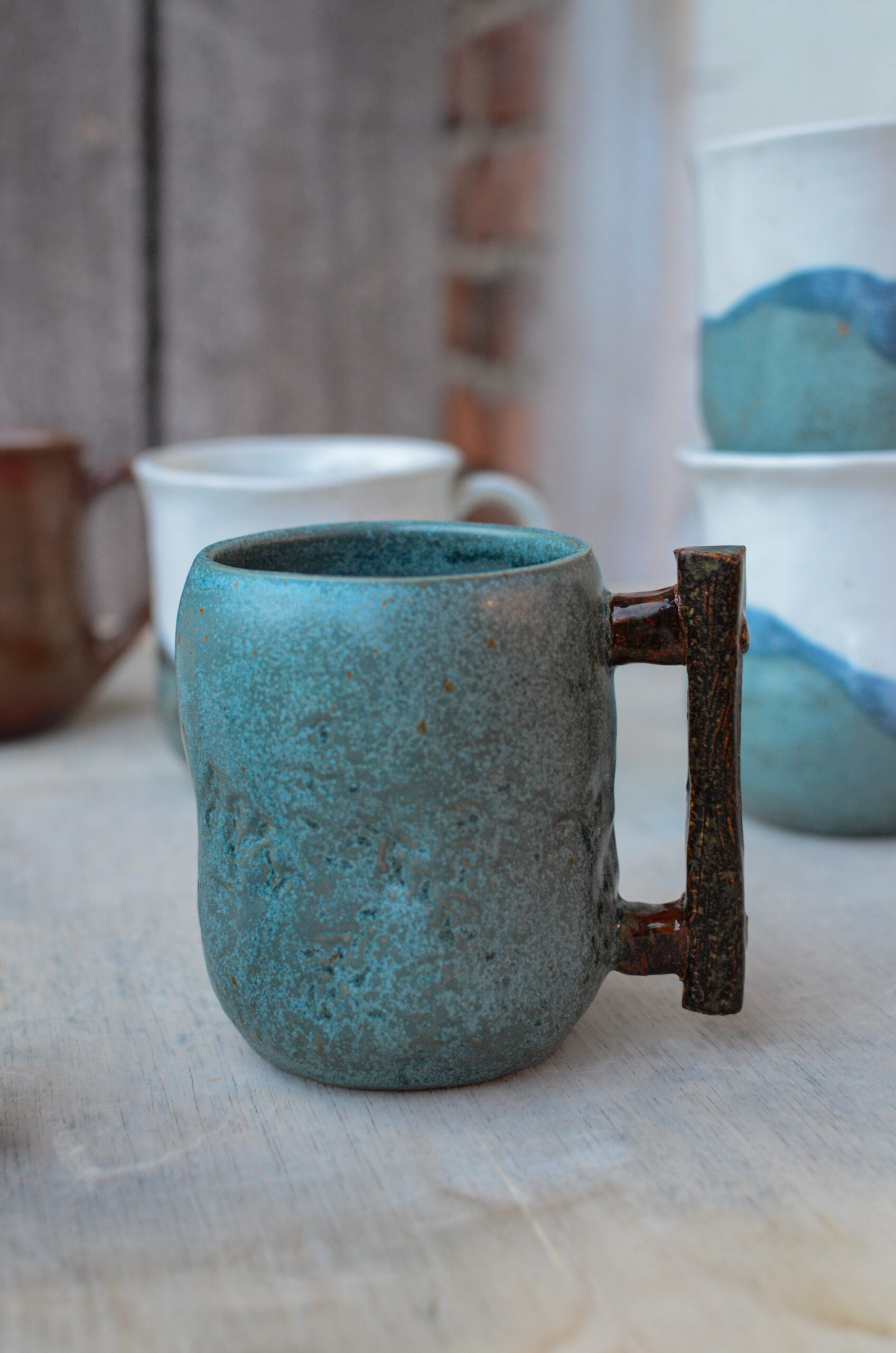 Krasnoludzki kubek błękitny 350ml