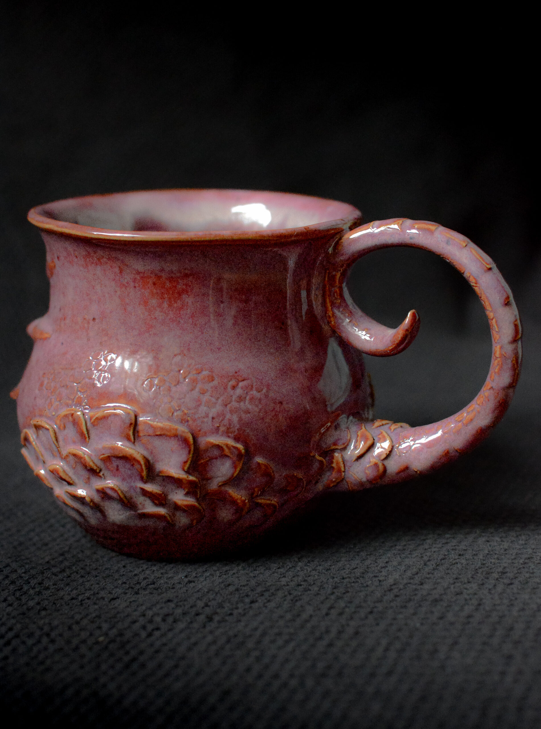 Smoczy kubek - unikat 400ml - obrazek 3