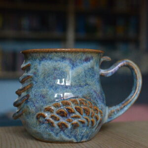 Smoczy kubek tęczowy - unikat 400ml