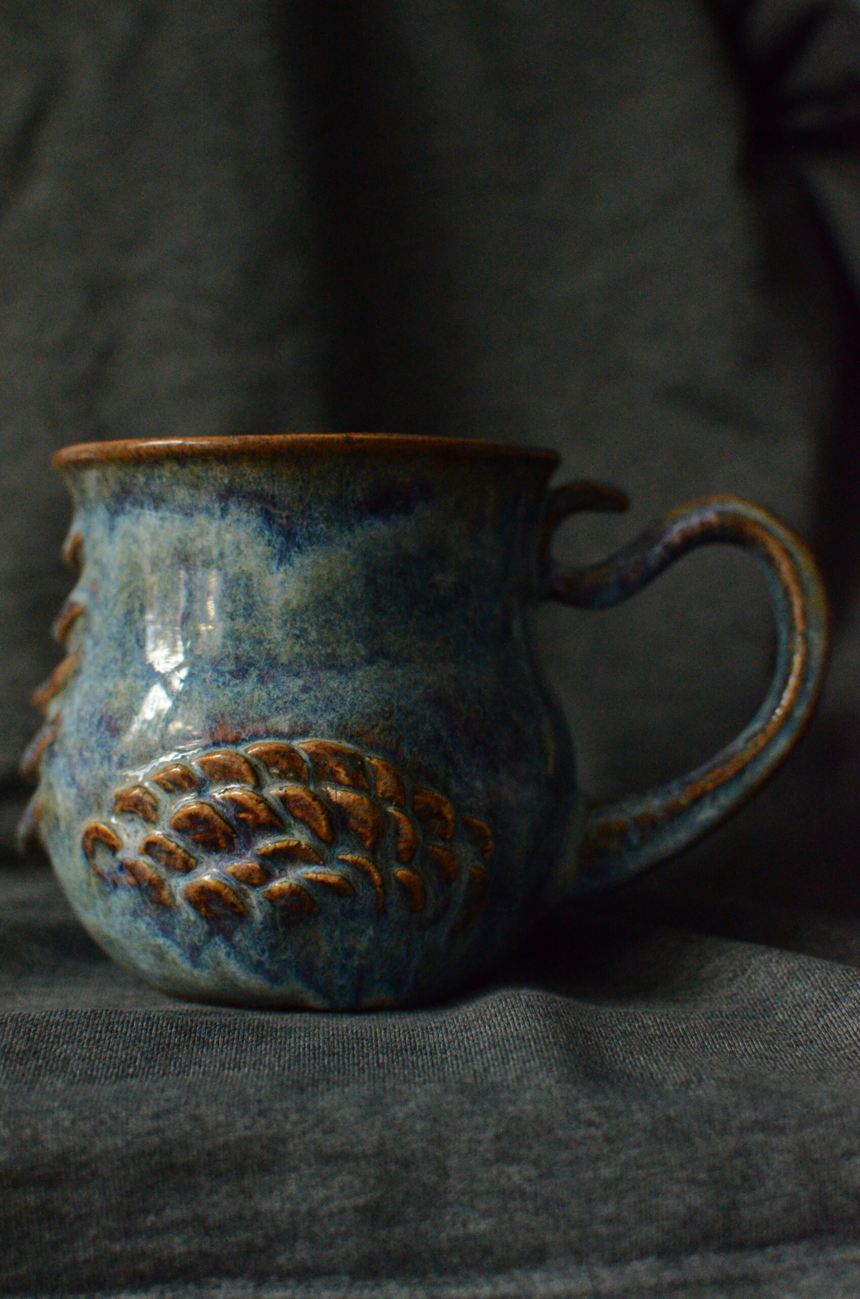 Smoczy kubek tęczowy - unikat 400ml - obrazek 5