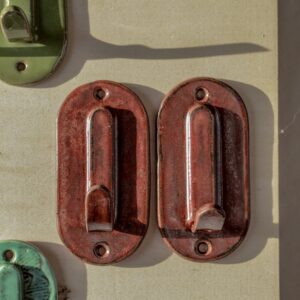 zestaw ceramicznych wieszaków ściennych (2szt.)